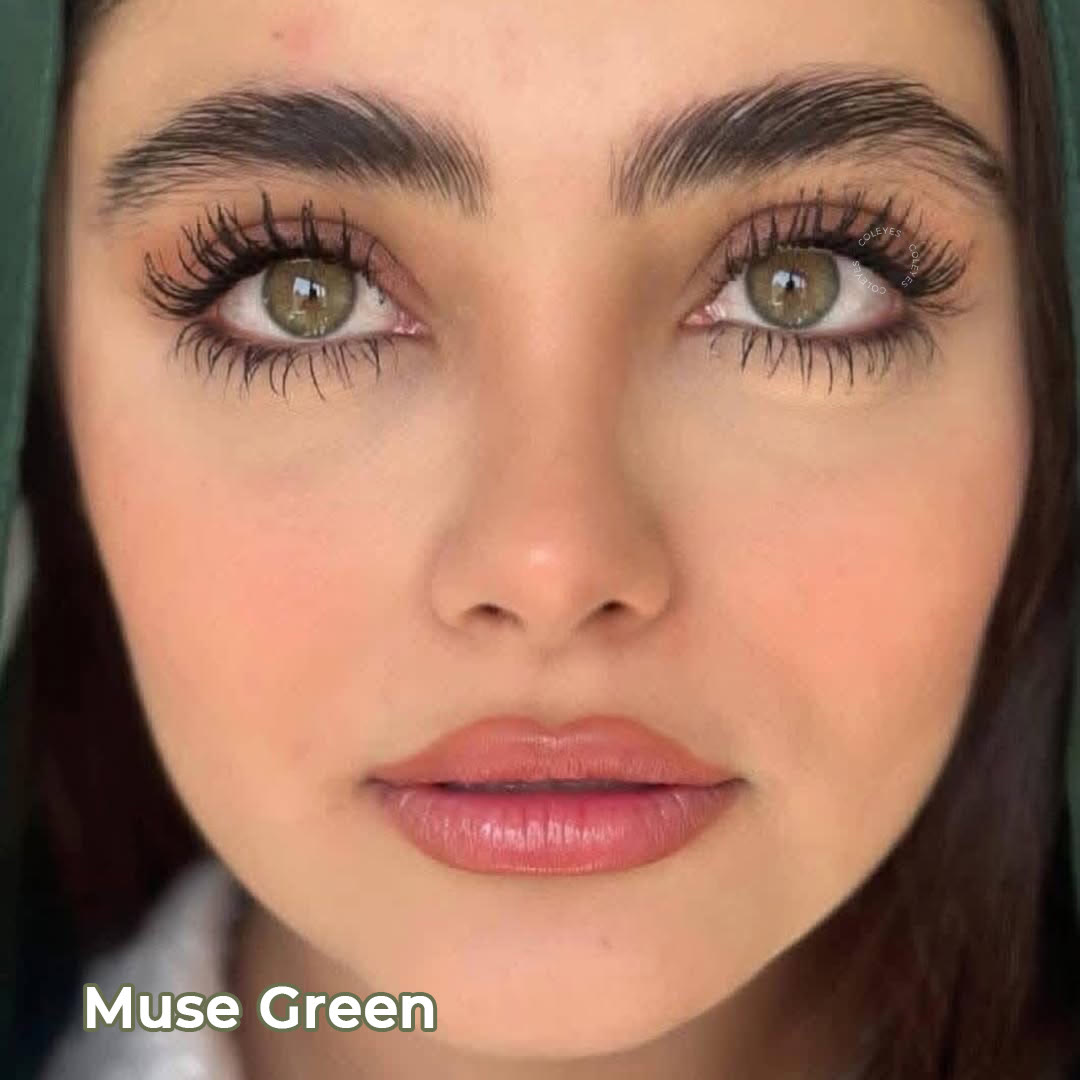 Coleyes Muse Green Yearly Prescription Colored Contacts - image 5