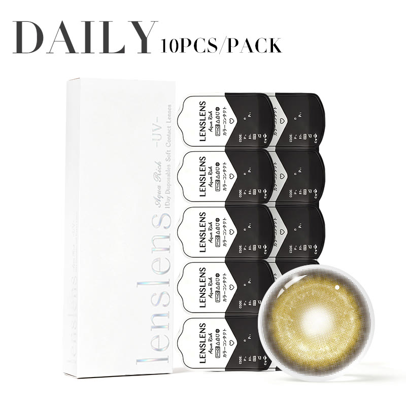 Coleyes Cosmic Gold Brown Prescription Cosplay Colored Contacts | 1 Day-10pcs - image 2