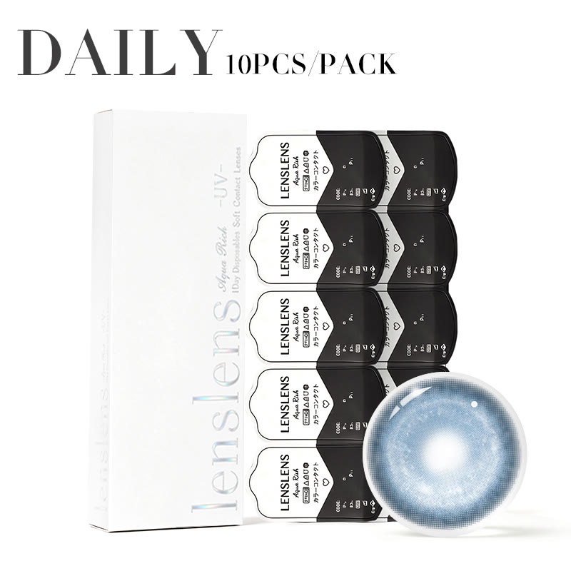 Coleyes Cosmic Blue Prescription Cosplay Colored Contacts | 1 Day-10pcs - image 2