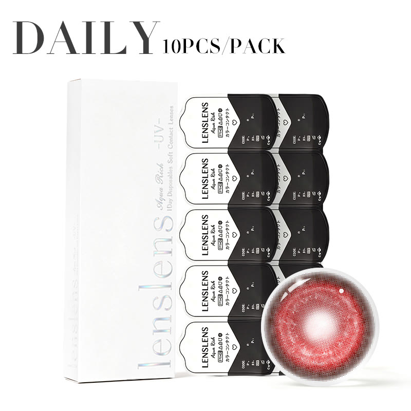 Coleyes Cosmic Red Prescription Cosplay Colored Contacts | 1 Day-10pcs - image 2