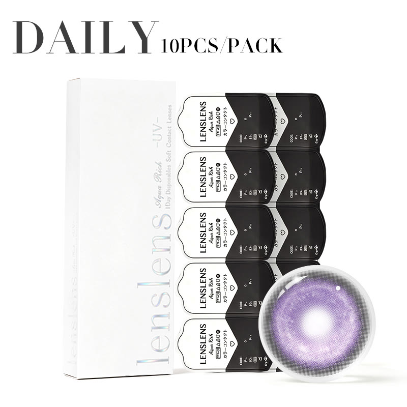 Coleyes Cosmic Violet Prescription Cosplay Colored Contacts | 1 Day-10pcs - image 2