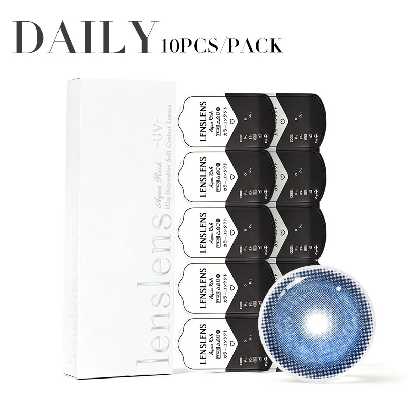 Coleyes Cosmic Brilliant Blue Prescription Cosplay Colored Contacts | 1 Day-10pcs - image 2