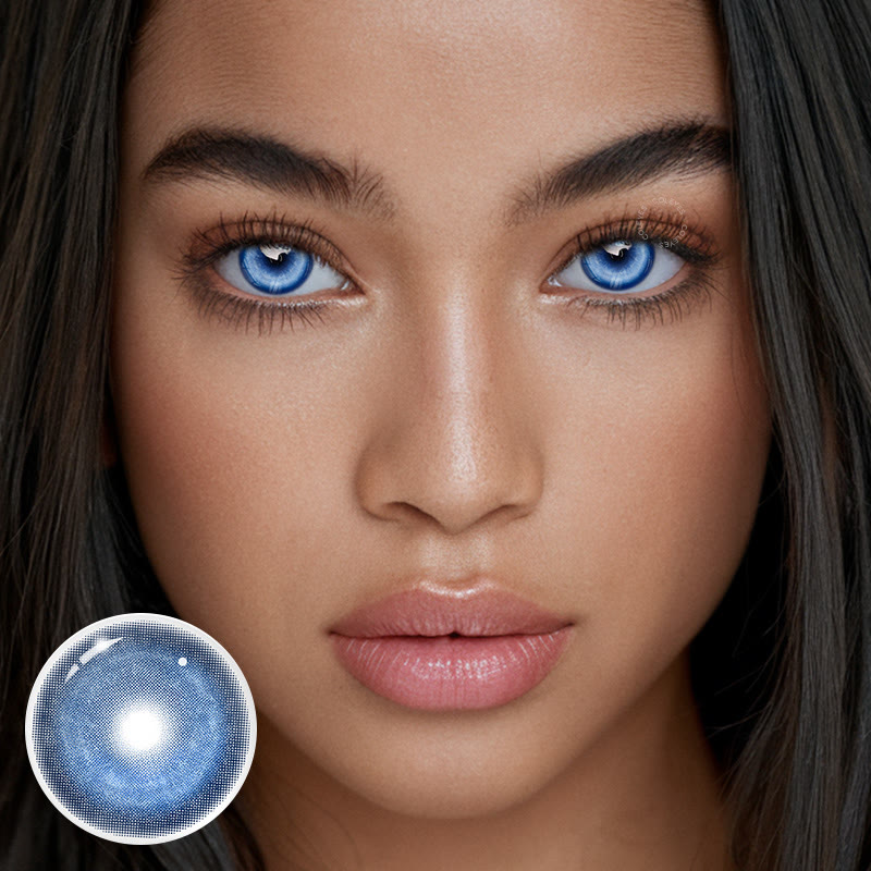 Coleyes Cosmic Brilliant Blue Prescription Cosplay Colored Contacts | 1 Day-10pcs - image 3