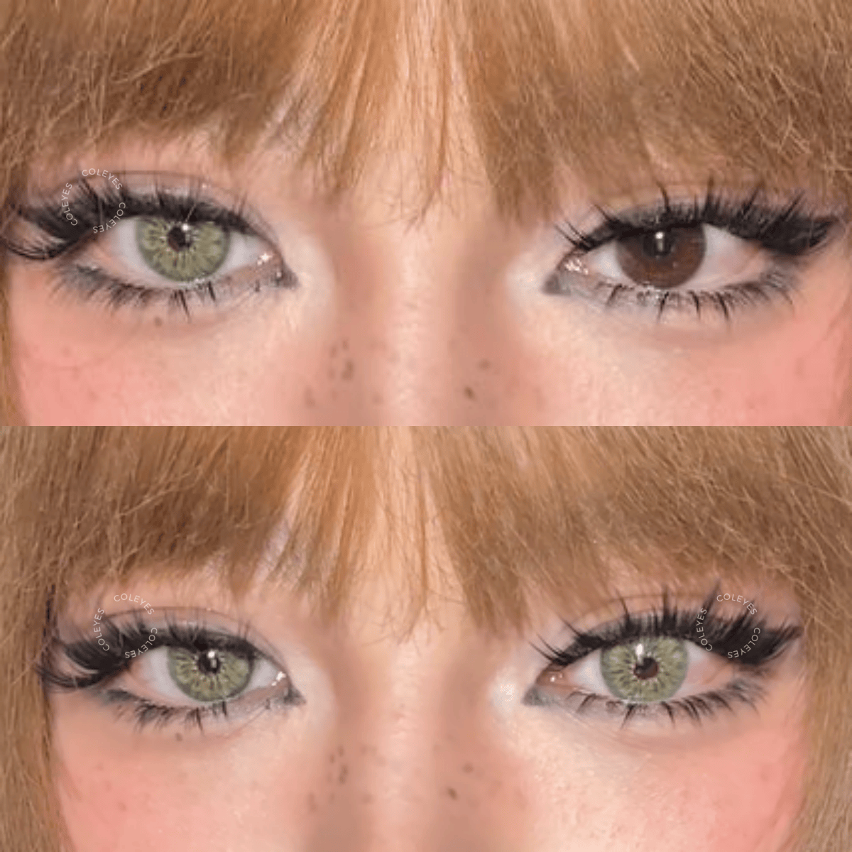 Coleyes Dawn Green Yearly Prescription Colored Contacts - image 3