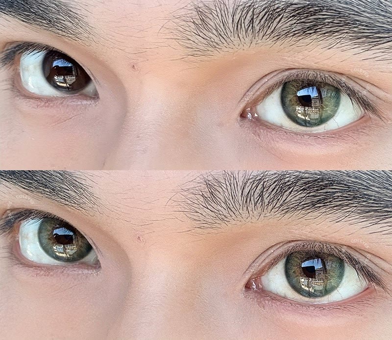 Coleyes Kaleido Green Yearly Prescription Colored Contacts - image 3