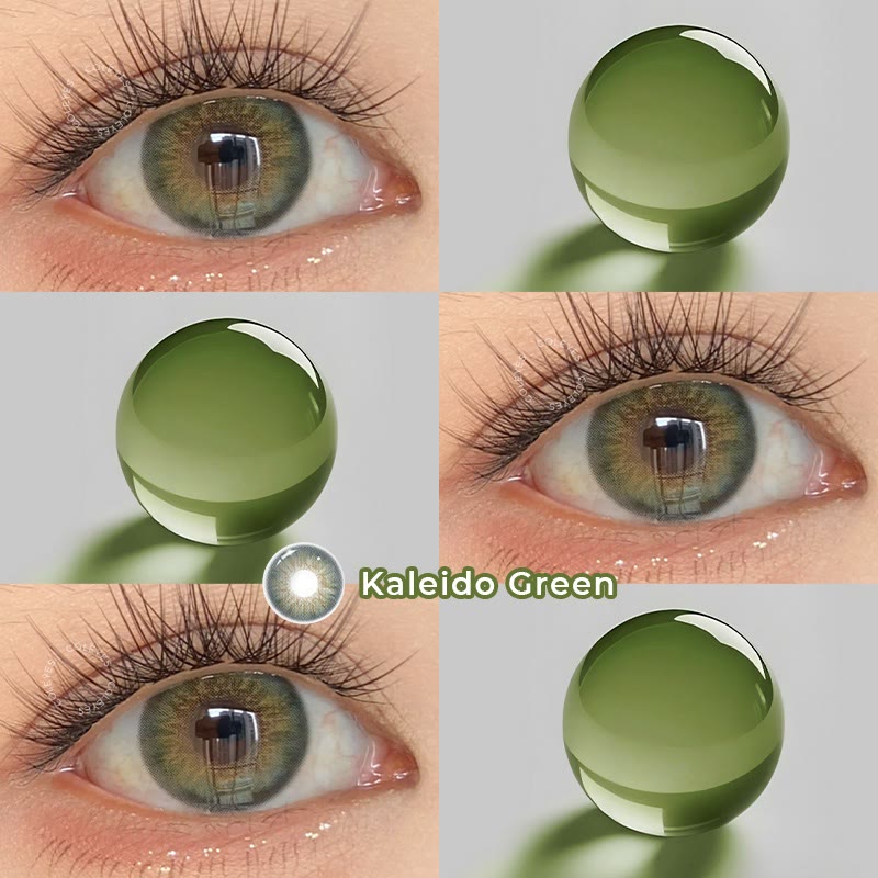 Coleyes Kaleido Green Yearly Prescription Colored Contacts - image 8