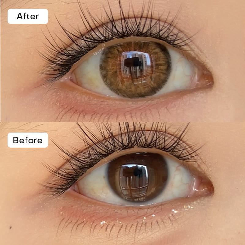 Coleyes Muse Brown Yearly Prescription Colored Contacts - image 2
