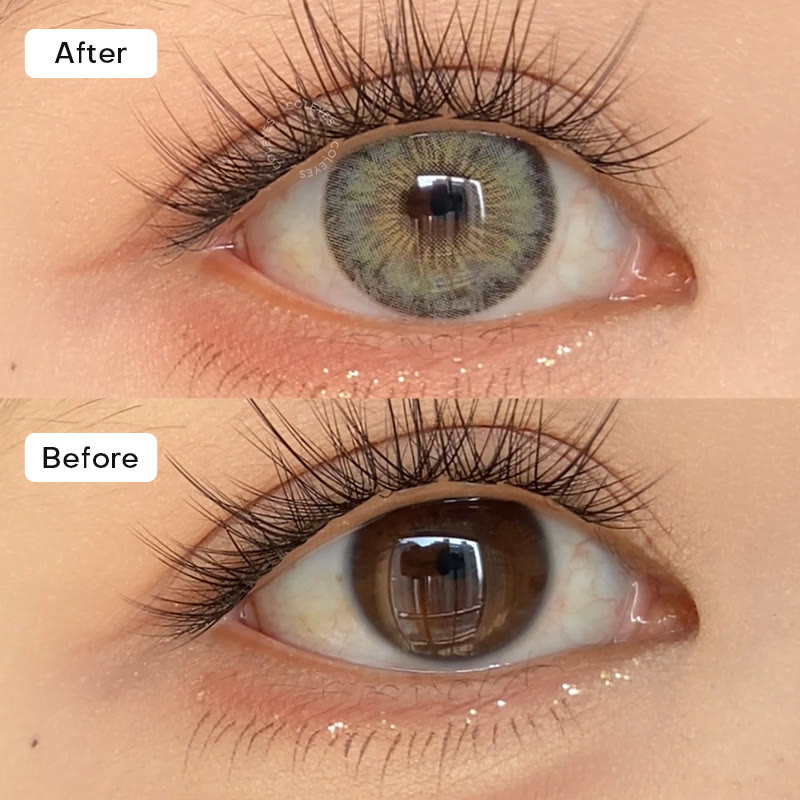 Coleyes Muse Grey Yearly Prescription Colored Contacts - image 5