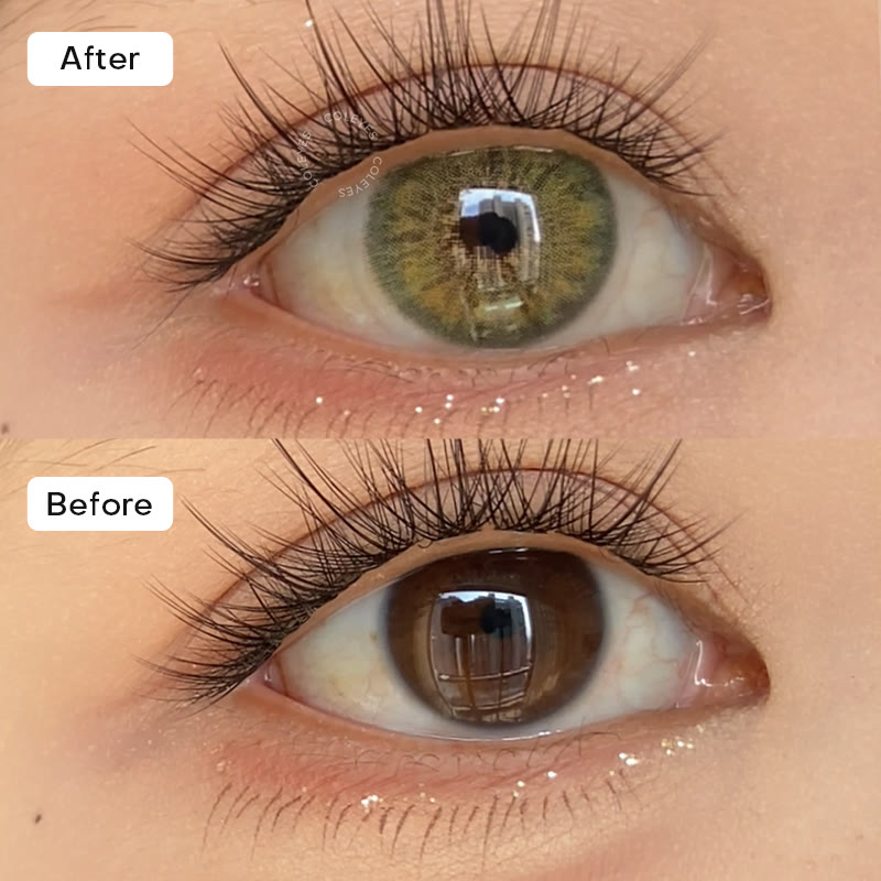 Coleyes Dawn Green Yearly Prescription Colored Contacts - image 2