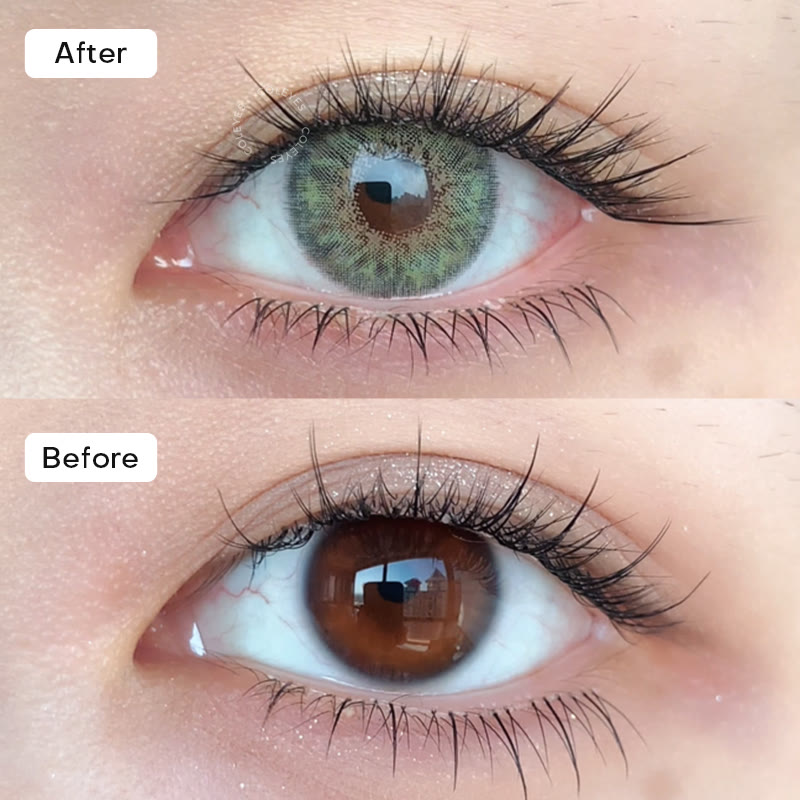 Coleyes Dawn Grey Green Pro Prescription Colored Contacts - image 6