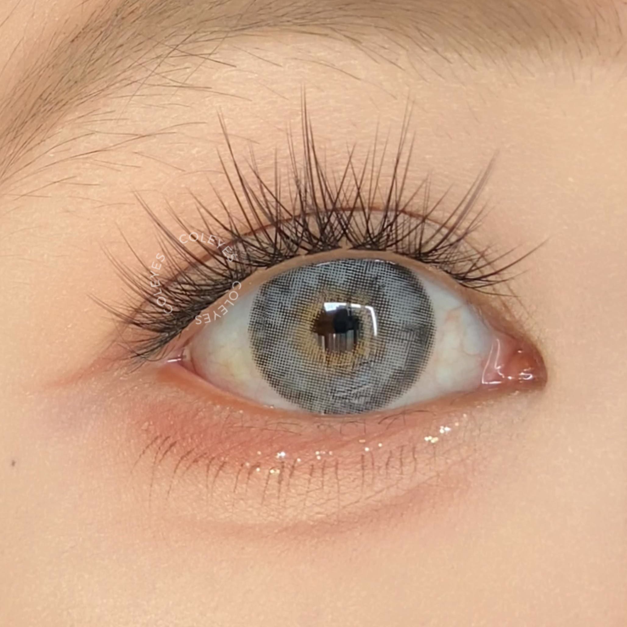 Coleyes Monica Grey Small Pupil Yearly Colored Contacts - image 2