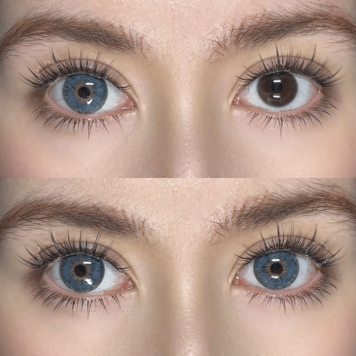 Coleyes Monica Grey Small Pupil Yearly Colored Contacts - image 3
