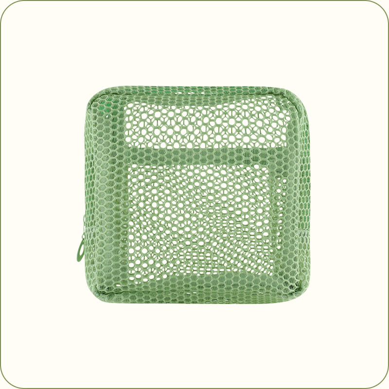 Coleyes Green Mesh Cosmetic Bag (1 Piece) - Green - Piece - CO-Mesh Cosmetic Bag - image 1