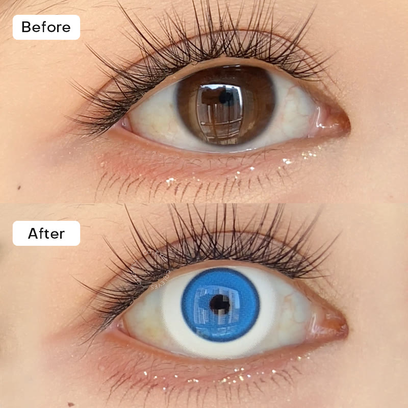 Coleyes Eclipse Blue Yearly Cosplay Colored Contacts - image 2