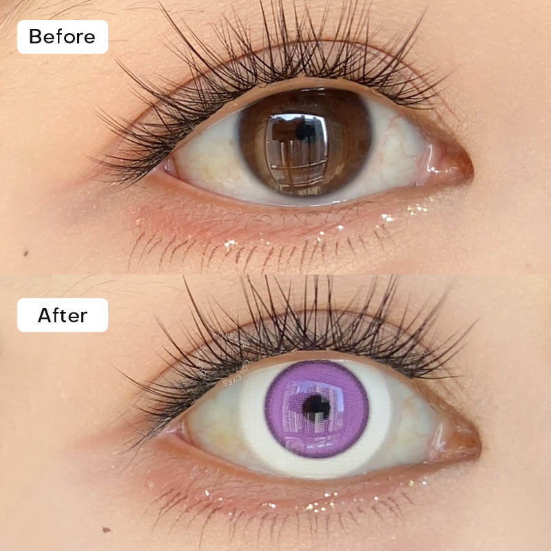 Coleyes Eclipse Violet Yearly Cosplay Colored Contacts - image 2