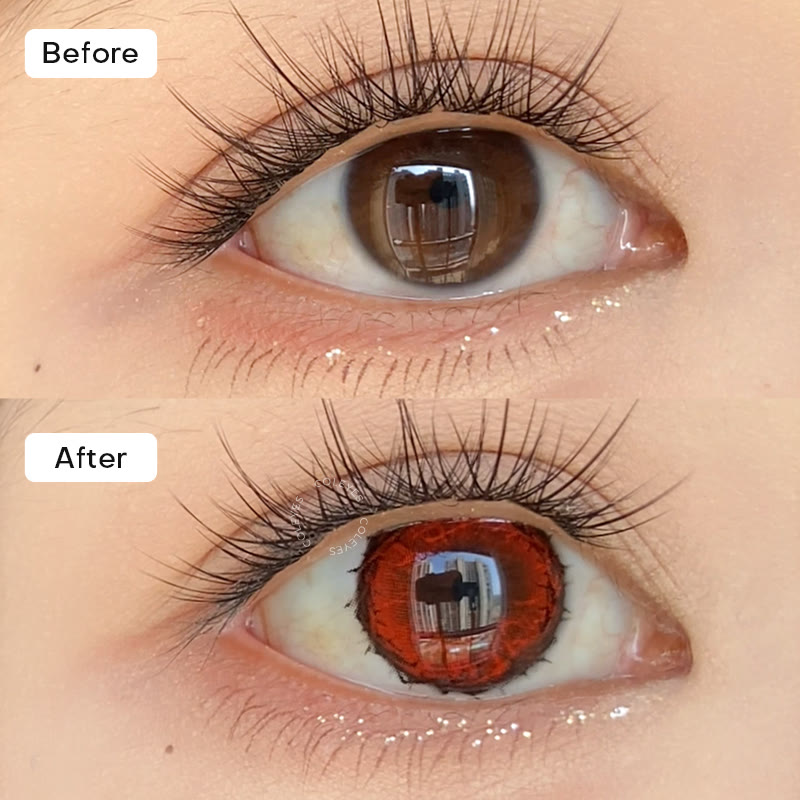 Coleyes Requiem Red Yearly Cosplay Colored Contacts - image 2