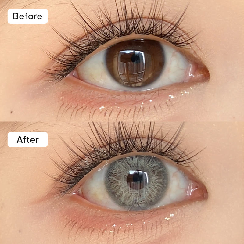 Coleyes K-Eyes Grey Yearly Colored Contacts - image 2