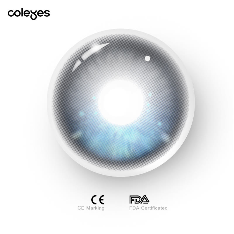 Coleyes Luna Blue Colored Contacts | 1 Day-10pcs - image 10