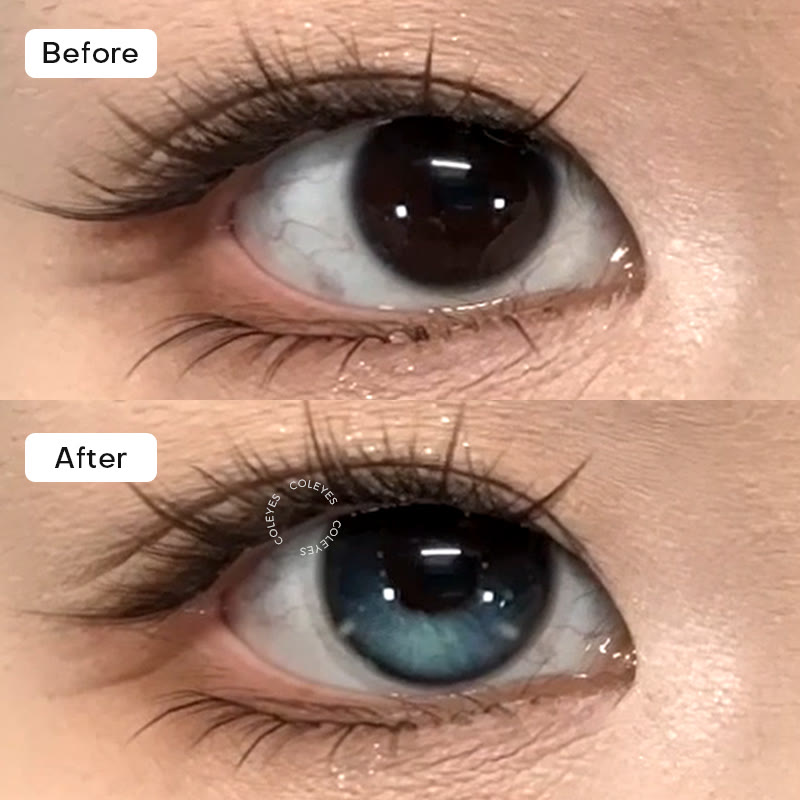Coleyes Luna Blue Colored Contacts | 1 Day-10pcs - image 2