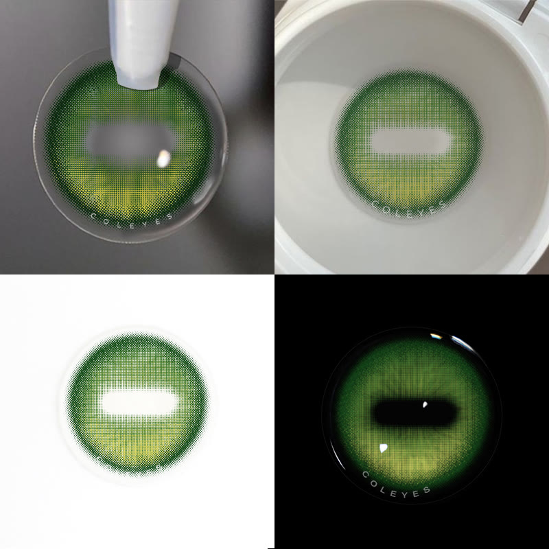Coleyes Capra Green Cosplay Colored Contacts | 1 Day-4pcs - image 4