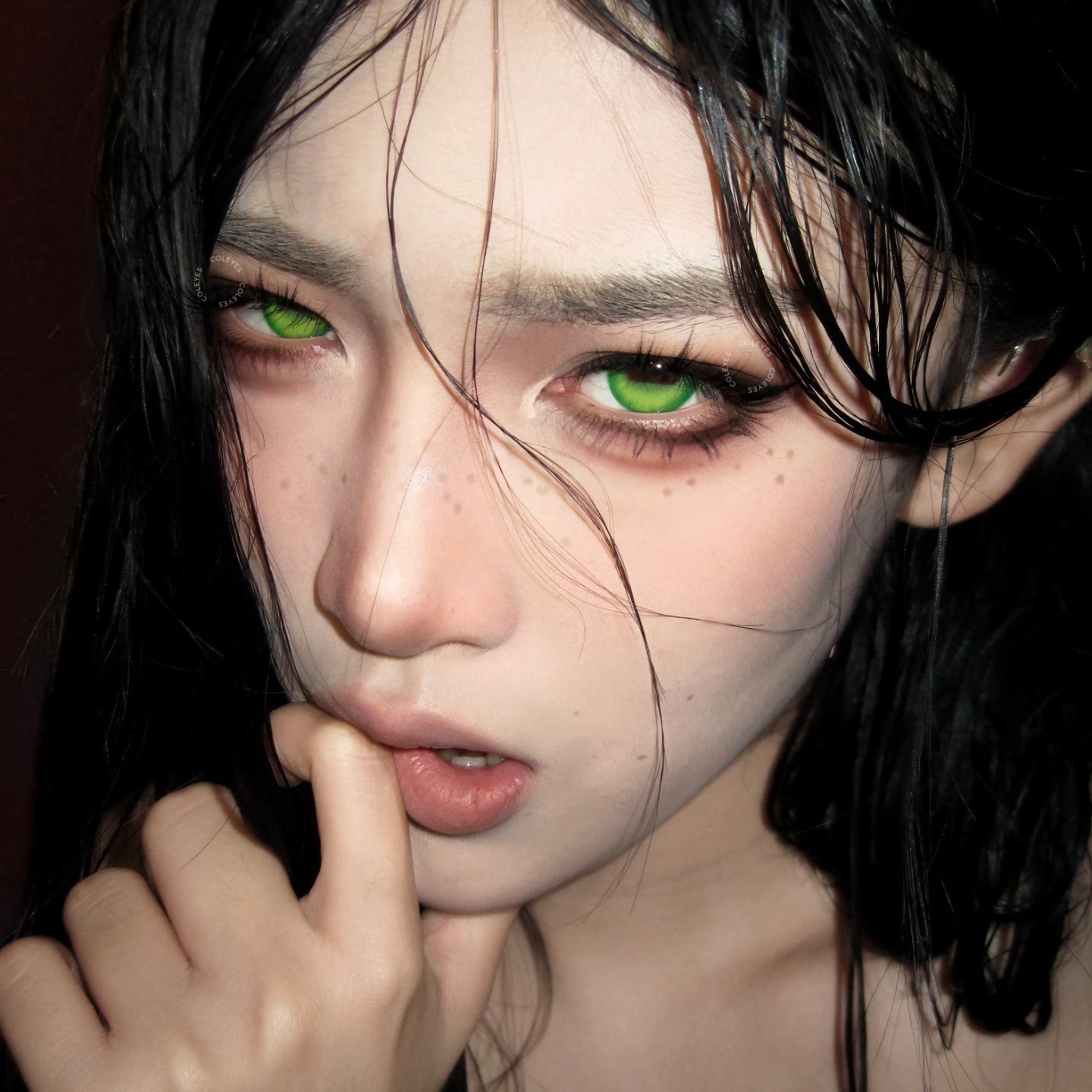 Coleyes Capra Green Axis Lock Cosplay Colored Contacts | 1 Day-4pcs - image 5
