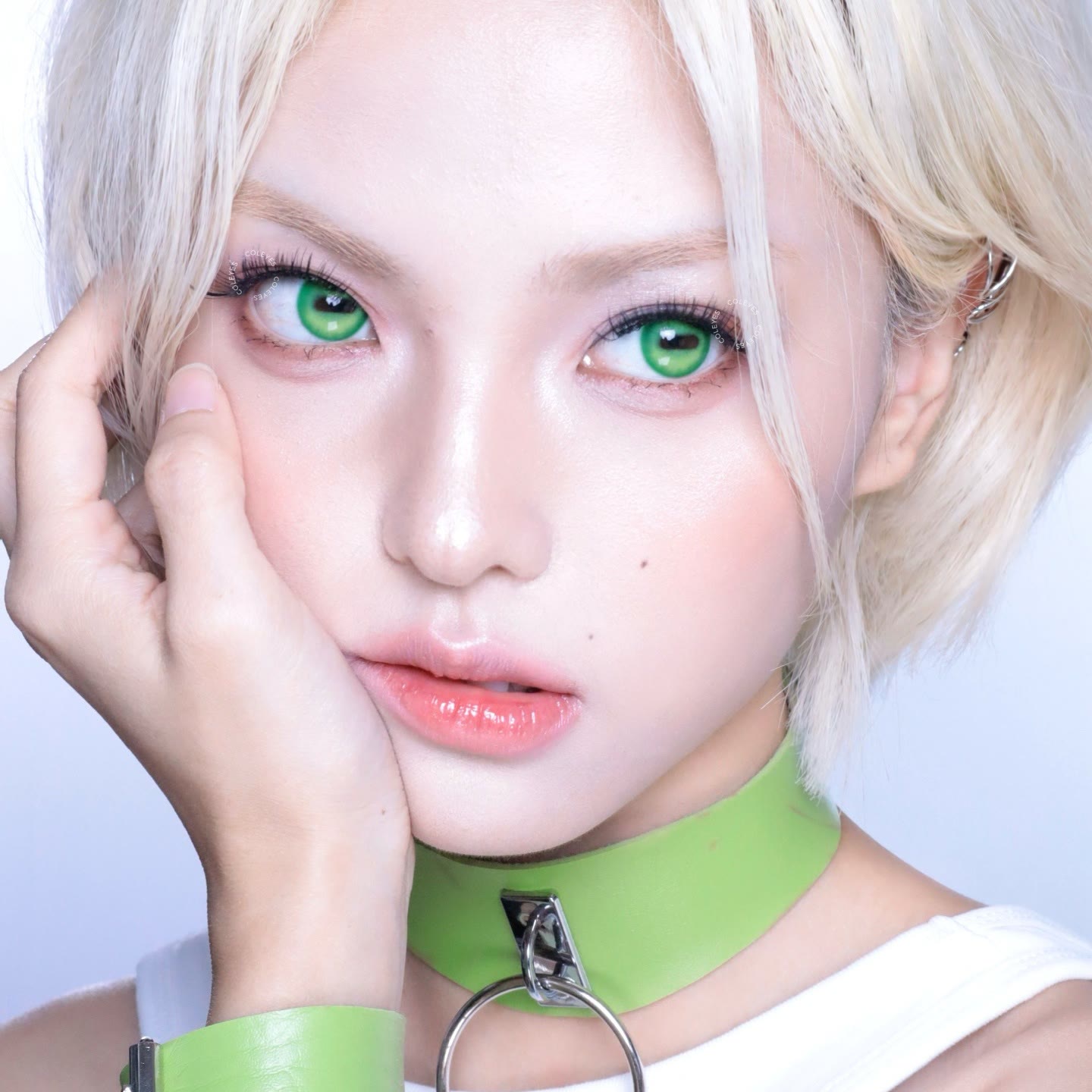 Coleyes Capra Green Axis Lock Cosplay Colored Contacts | 1 Day-4pcs - image 4