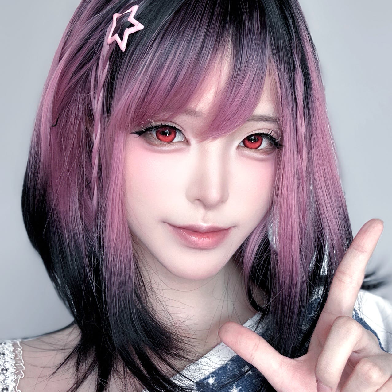 Coleyes Capra Red Axis Lock Cosplay Colored Contacts | 1 Day-4pcs - image 6
