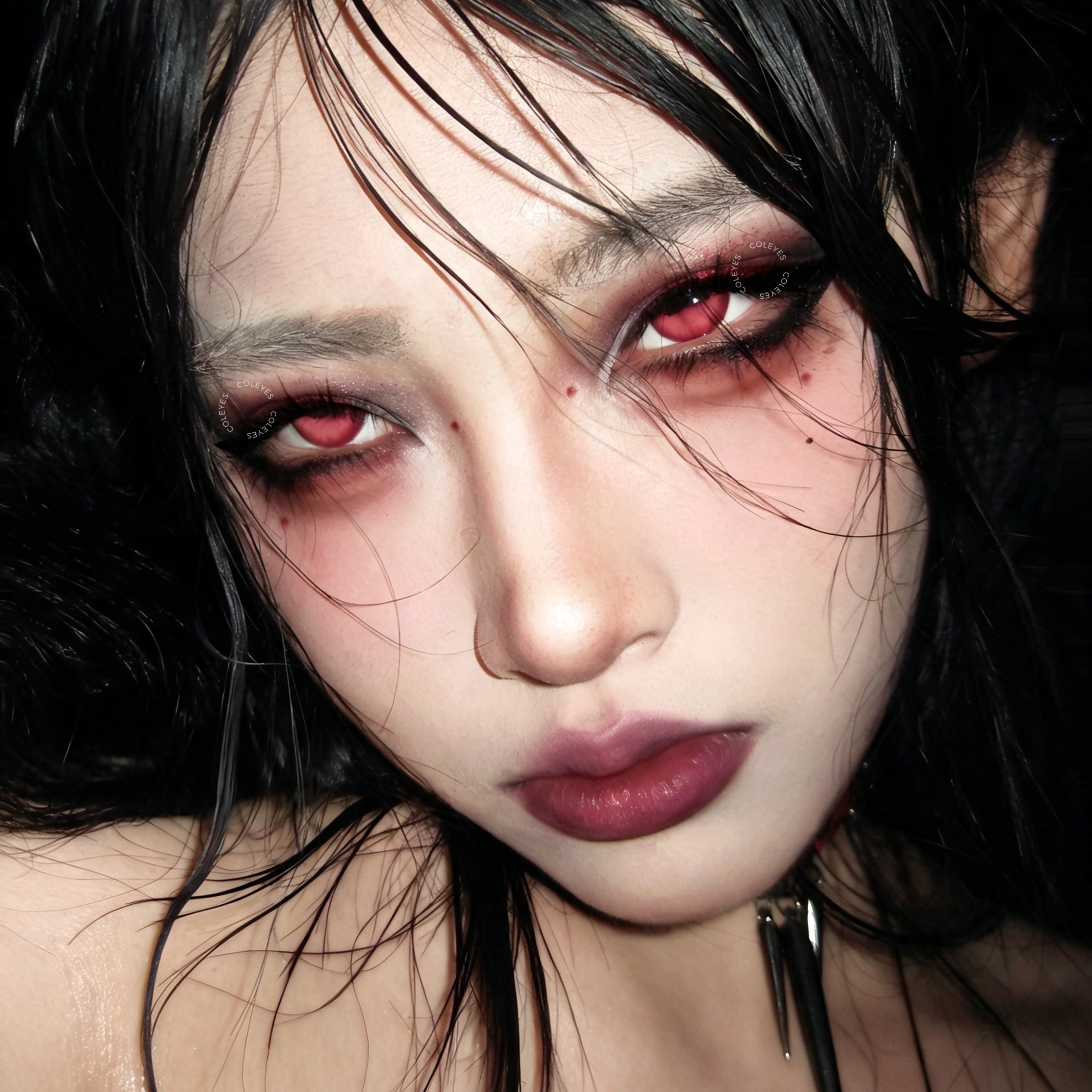 Coleyes Capra Red Axis Lock Cosplay Colored Contacts | 1 Day-4pcs - image 5