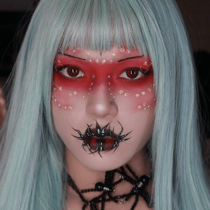 Coleyes Requiem Red Yearly Cosplay Colored Contacts - image 3