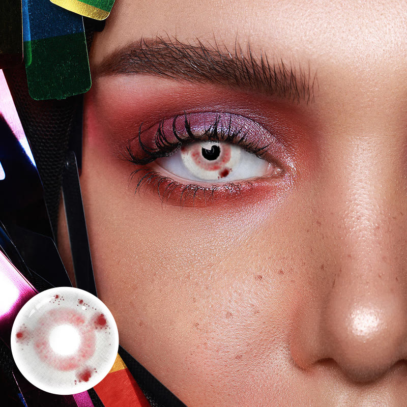 Coleyes Bleed White Yearly Cosplay Colored Contacts - image 5
