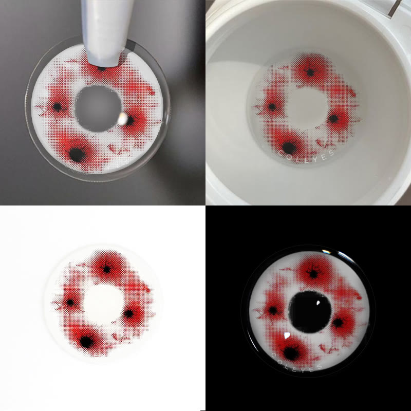 Coleyes Bleed Red Yearly Cosplay Colored Contacts - image 5