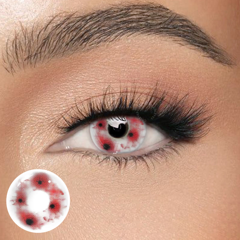Coleyes Bleed Red Yearly Cosplay Colored Contacts - image 1