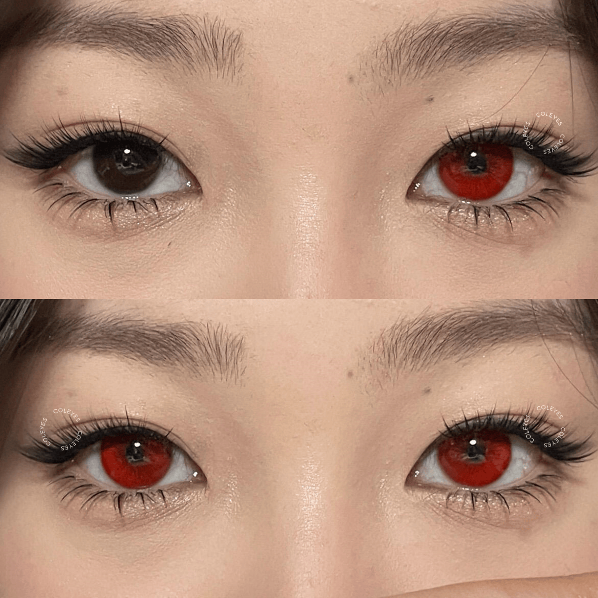 Coleyes Lethal Red Yearly Cosplay Colored Contacts - image 3
