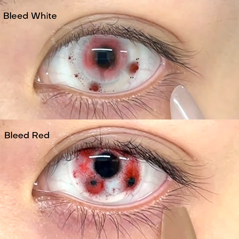 Coleyes Bleed Red Yearly Cosplay Colored Contacts - image 8