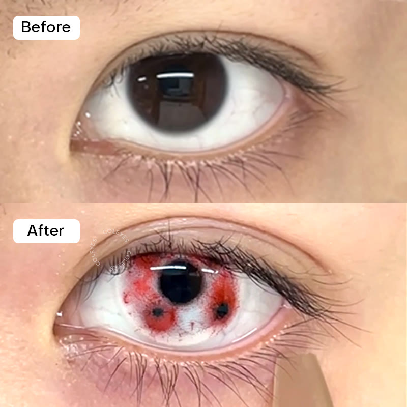Coleyes Bleed Red Yearly Cosplay Colored Contacts - image 2