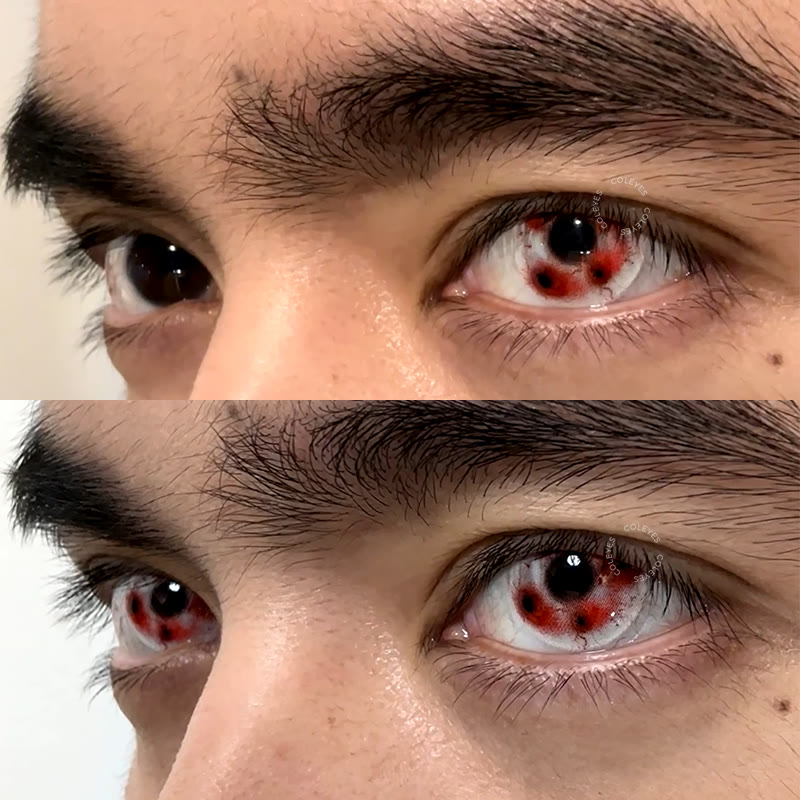 Coleyes Bleed Red Yearly Cosplay Colored Contacts - image 3