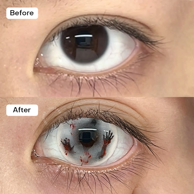 Coleyes Inferno White Yearly Cosplay Colored Contacts - image 2