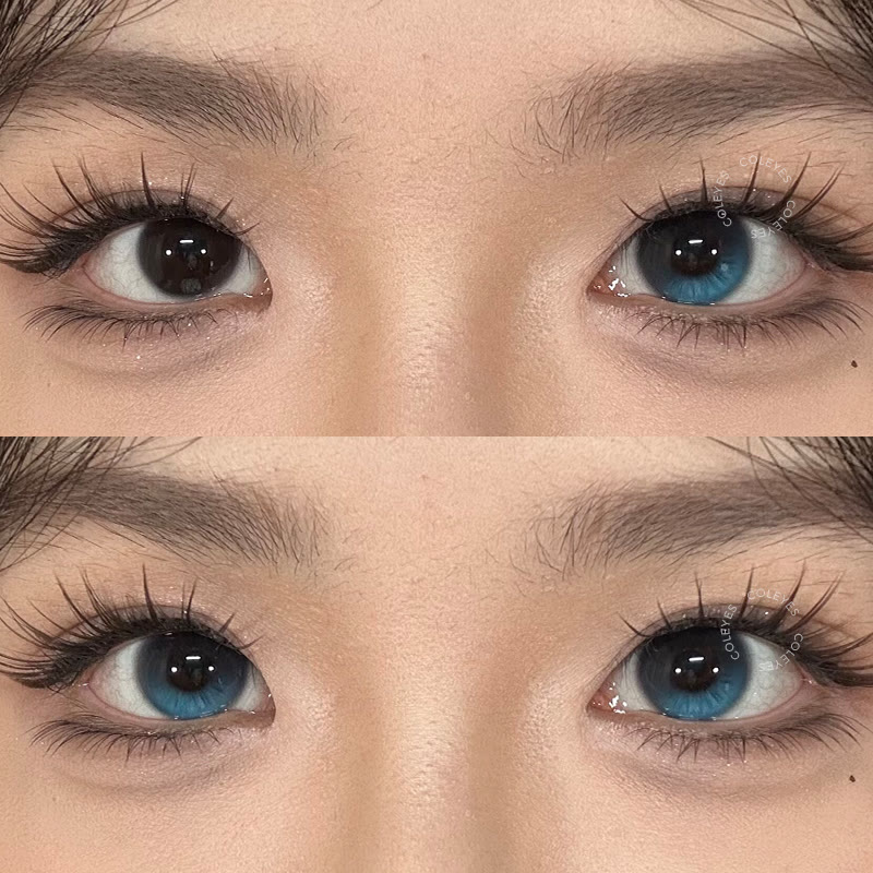 Coleyes Stellar Blue Axis Lock Colored Contacts | 1 Day-10pcs - image 4