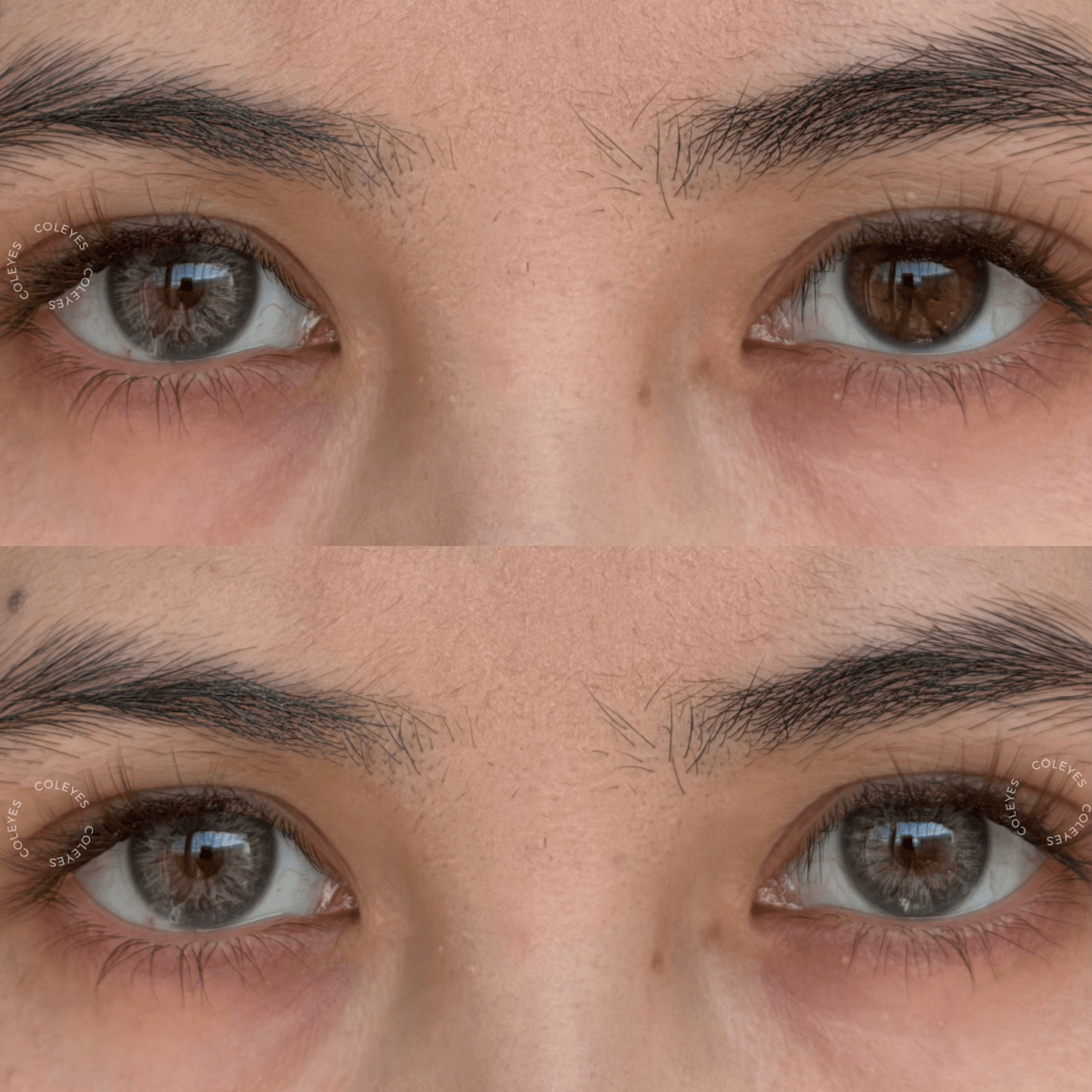 Coleyes K-Eyes Grey Prescription Colored Contacts - image 3