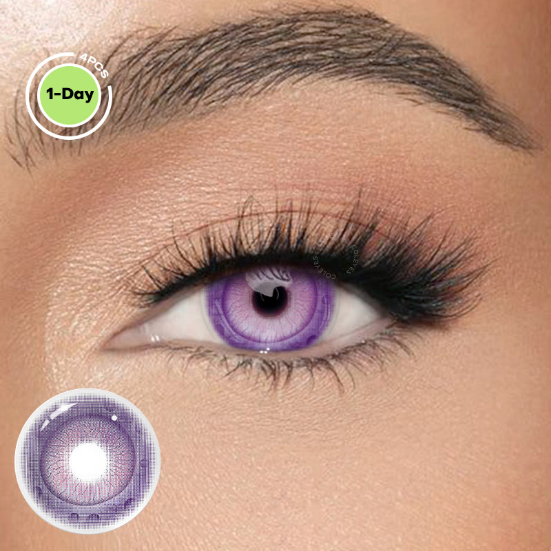 Coleyes  Abyss Violet Cosplay Colored Contacts | 2-Pair Pack (1-Day) - Abyss Violet · 2-Pair Pack (1-Day) - OD_DYNew1_VT - 0.00 - image 1