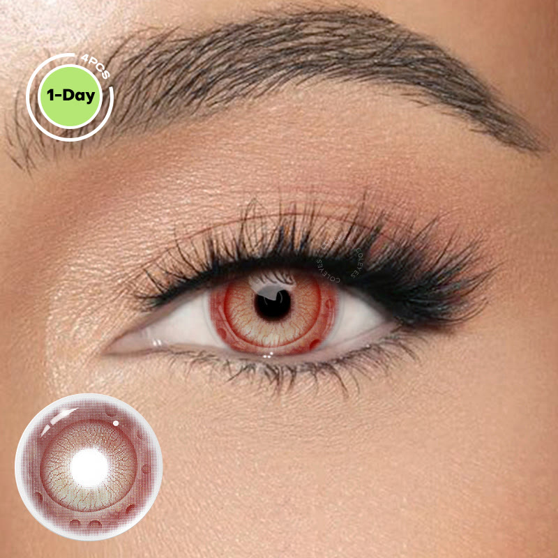 Coleyes  Abyss Red Cosplay Colored Contacts | 2-Pair Pack (1-Day) - Abyss Red · 2-Pair Pack (1-Day) - OD_DYNew1_RD - 0.00 - image 1