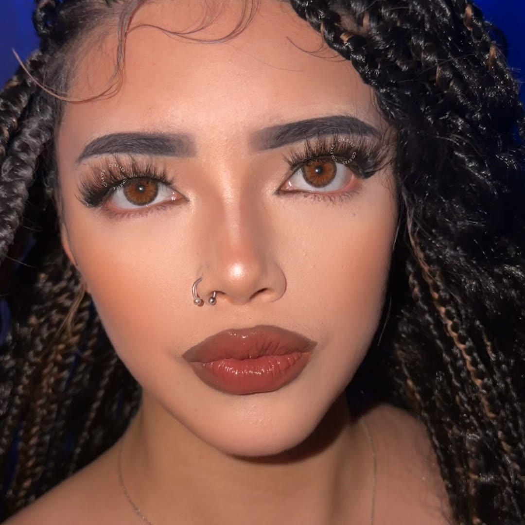 Coleyes Muse Brown Small Pupil Prescription Colored Contacts - image 5