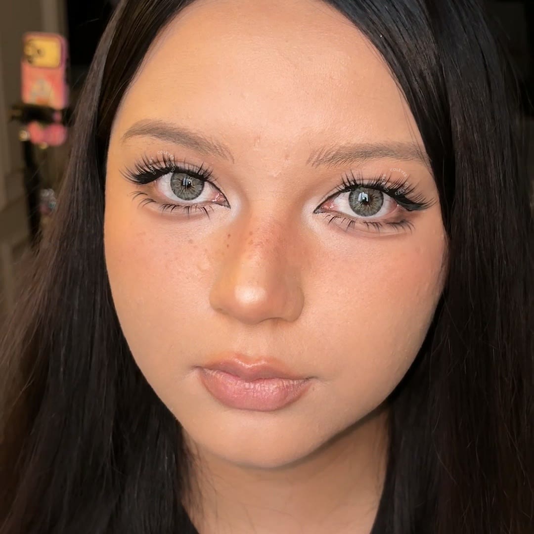 Coleyes Muse Grey Small Pupil Prescription Colored Contacts - image 6