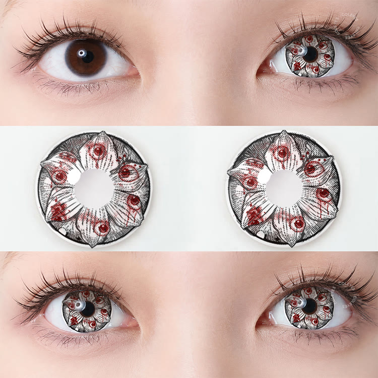 Coleyes Abyss Stare Black Yearly Cosplay Colored Contacts - image 3