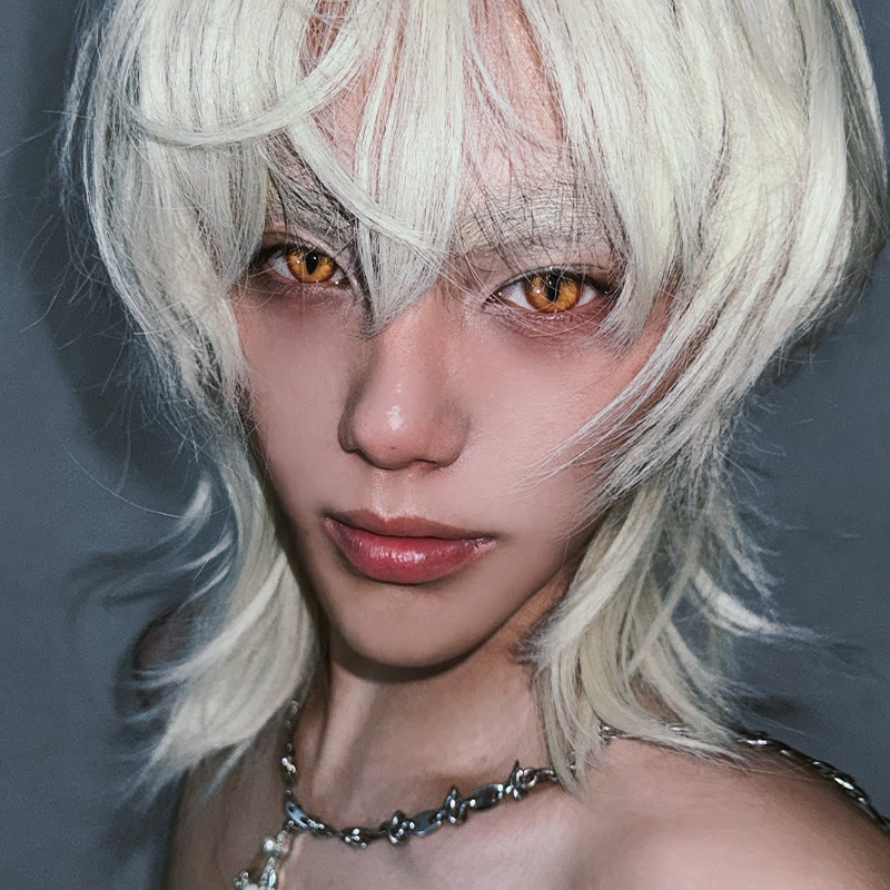 Coleyes Dragon Soul Brown Pro Axis Lock Cosplay Colored Contacts | 2-Pair Pack (1-Day) - image 3