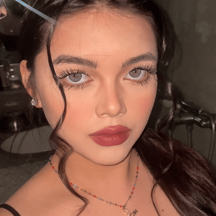Coleyes Monica Grey Small Pupil Monthly Prescription Colored Contacts - image 7