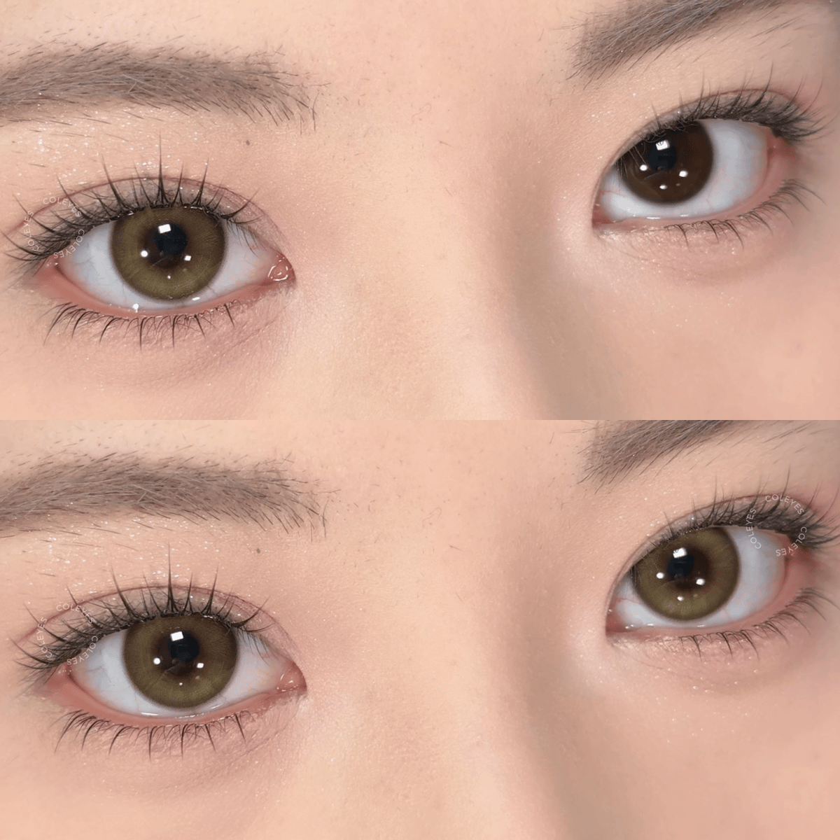 Coleyes Almond Brown Monthly Prescription Colored Contacts - image 4