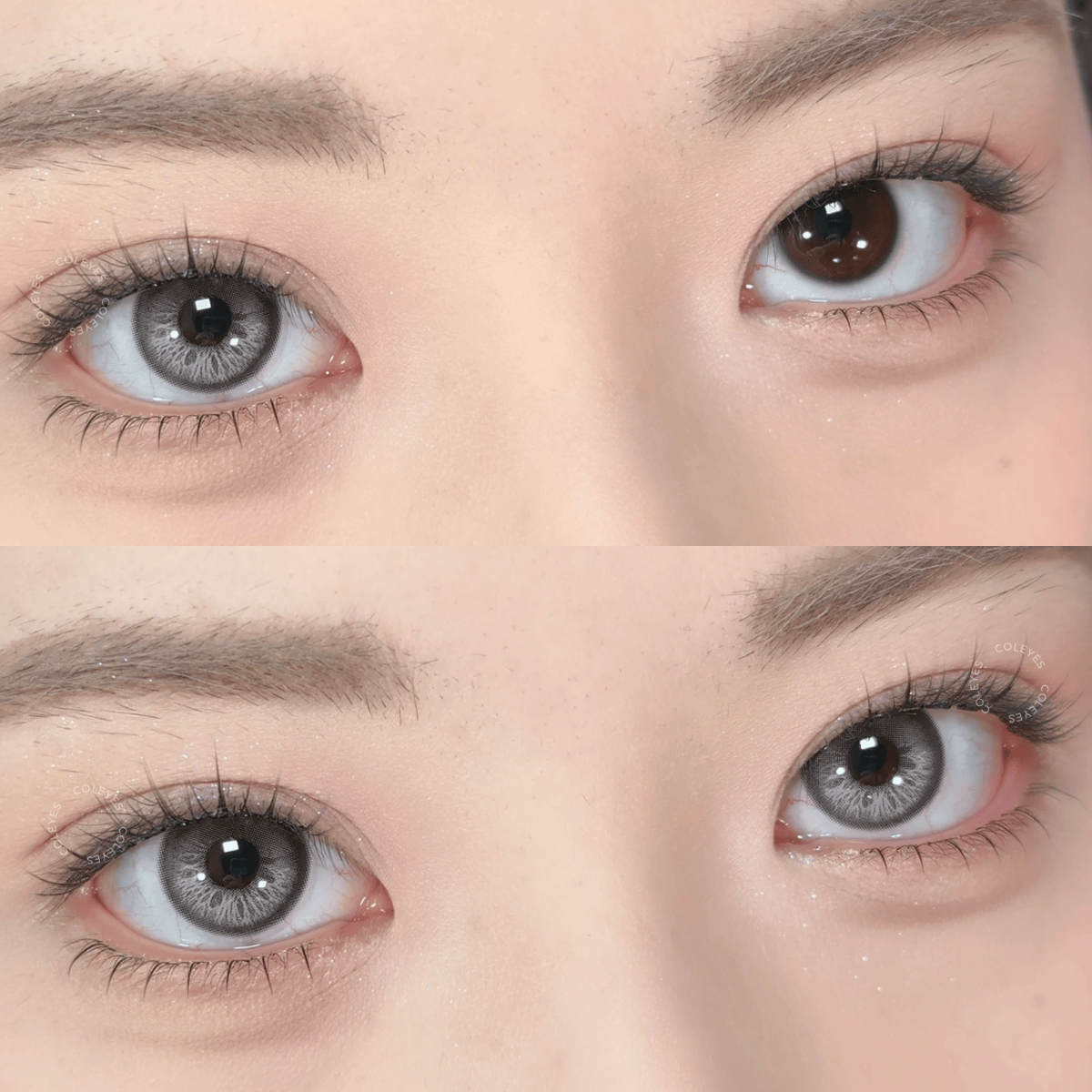 Coleyes Crush Grey 6-Month Axis Lock Colored Contacts - image 2