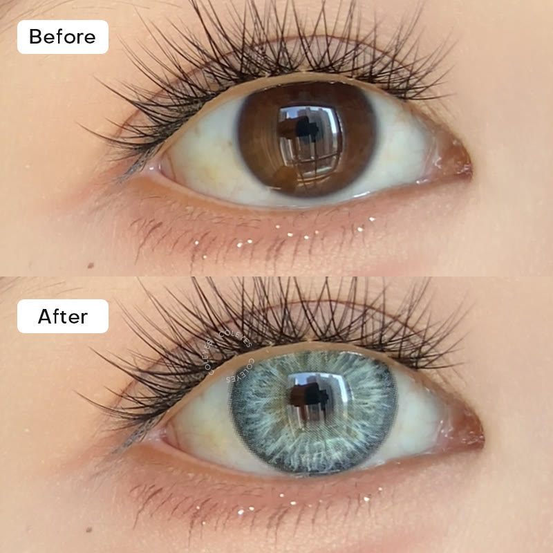 Coleyes Jumeirah Blue Grey Yearly Colored Contacts - image 2
