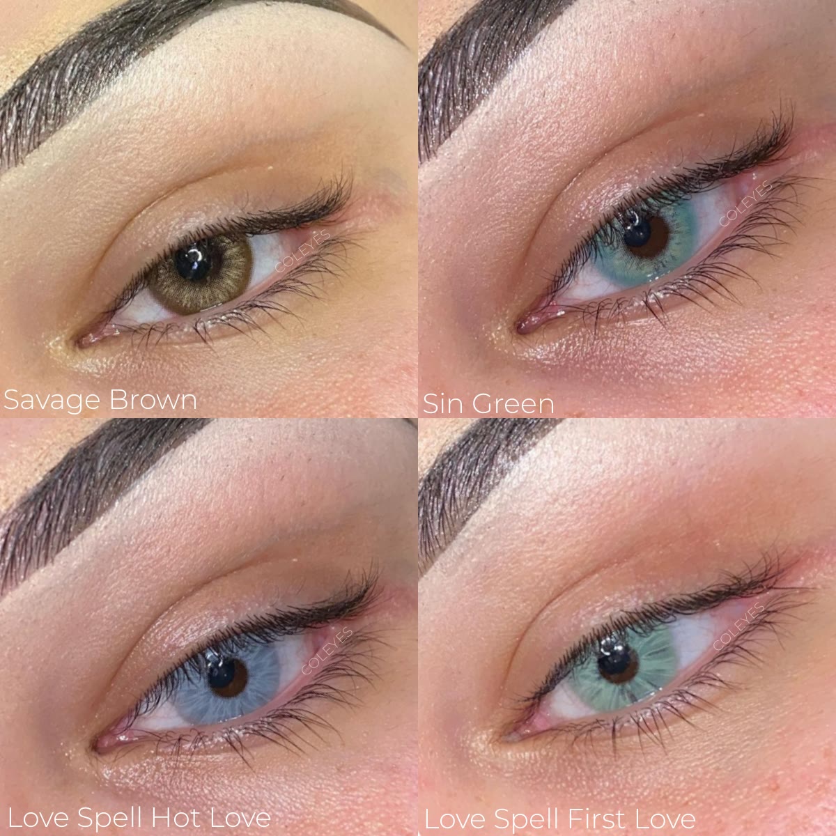 Coleyes Sin Green Yearly Prescription Colored Contacts - image 3